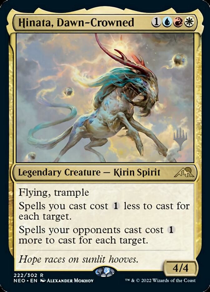 Hinata, Dawn-Crowned (Promo Pack) [Kamigawa: Neon Dynasty Promos] | Webway Games