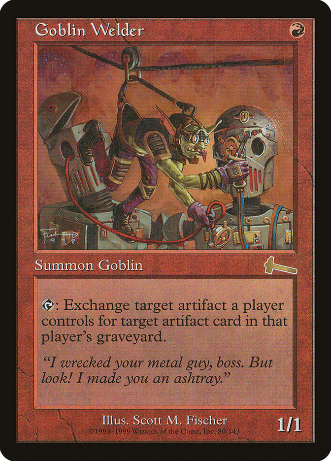 Goblin Welder [Urza's Legacy] | Webway Games