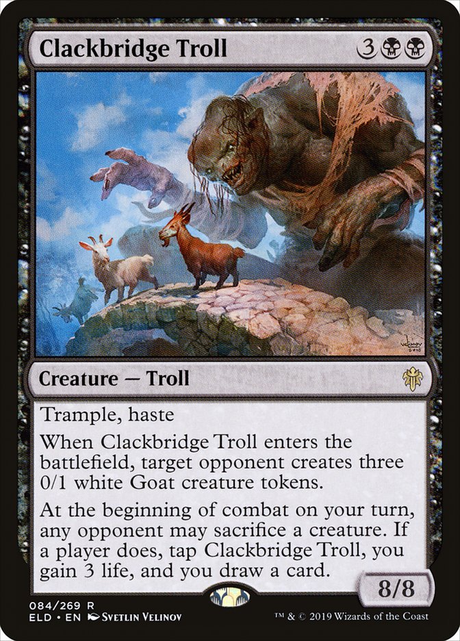 Clackbridge Troll [Throne of Eldraine] | Webway Games