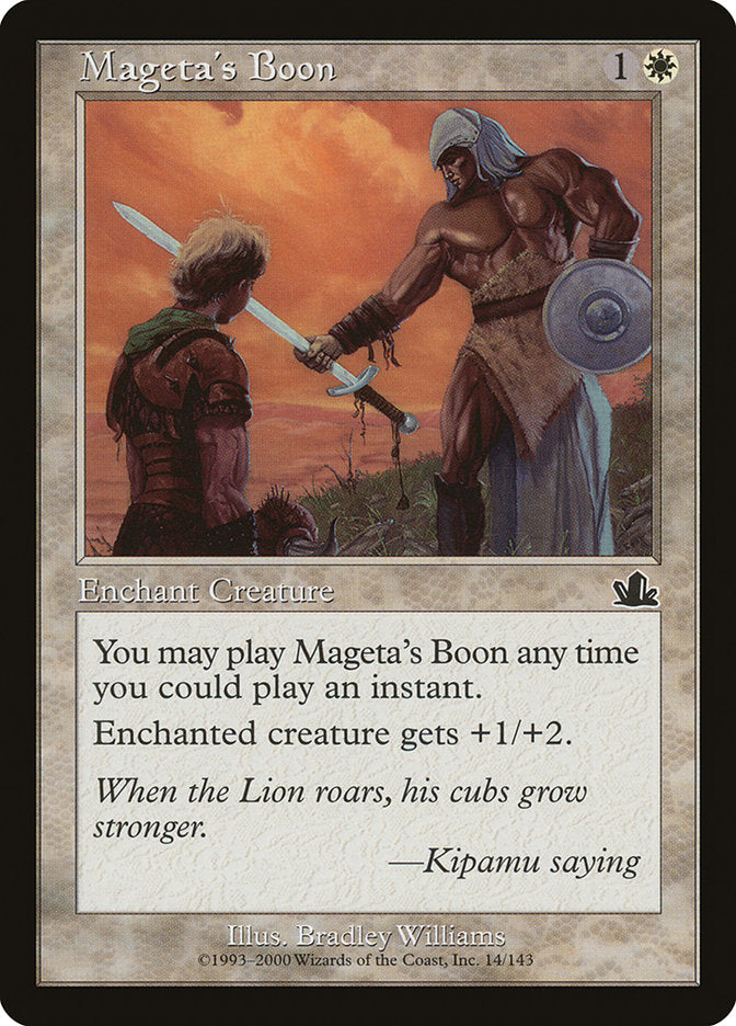 Mageta's Boon [Prophecy] | Webway Games