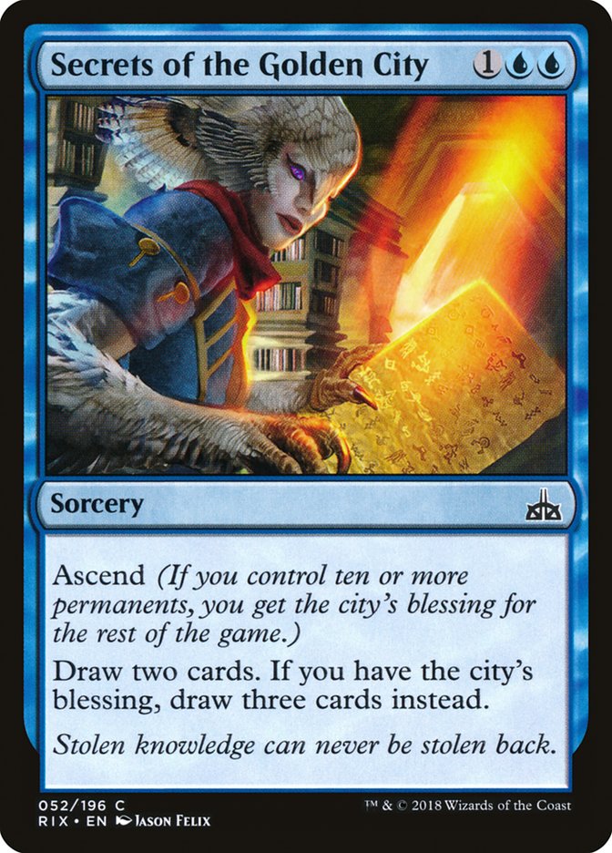 Secrets of the Golden City [Rivals of Ixalan] | Webway Games