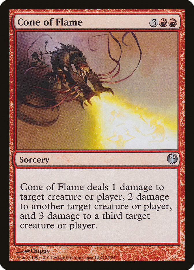 Cone of Flame [Duel Decks: Knights vs. Dragons] | Webway Games