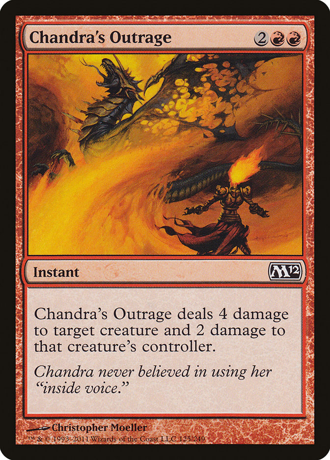 Chandra's Outrage [Magic 2012] | Webway Games