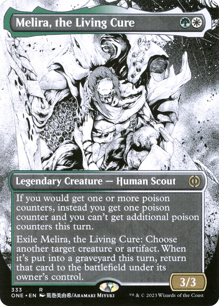 Melira, the Living Cure (Borderless Manga) [Phyrexia: All Will Be One] | Webway Games