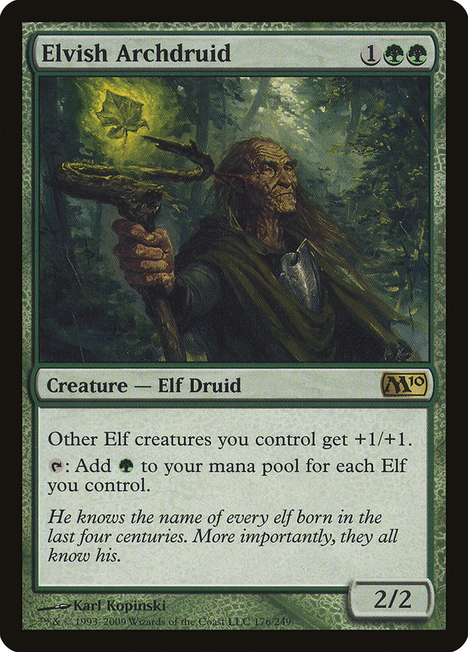 Elvish Archdruid [Magic 2010] | Webway Games