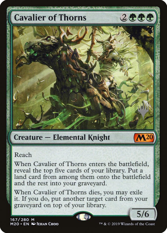 Cavalier of Thorns (Promo Pack) [Core Set 2020 Promos] | Webway Games
