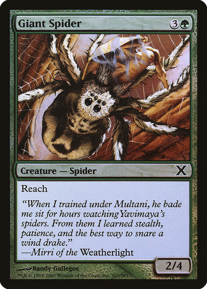 Giant Spider (Premium Foil) [Tenth Edition] | Webway Games