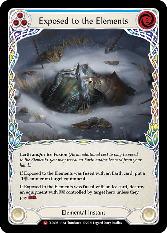 Exposed to the Elements [ELE093] (Tales of Aria)  1st Edition Normal | Webway Games