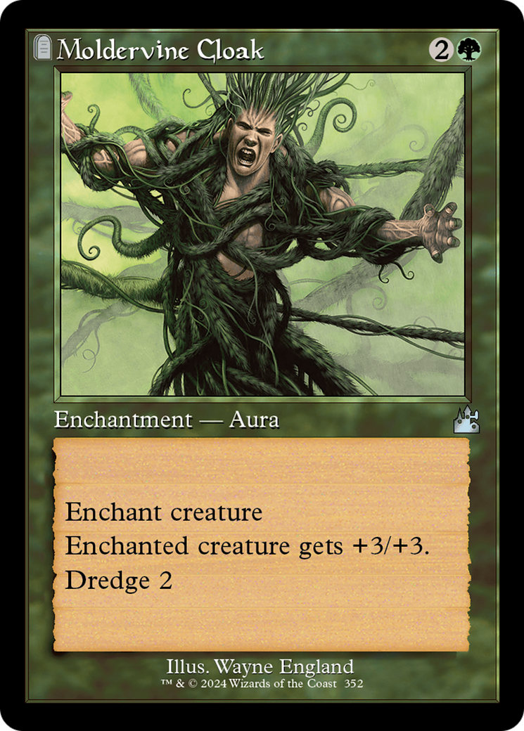 Moldervine Cloak (Retro Frame) [Ravnica Remastered] | Webway Games