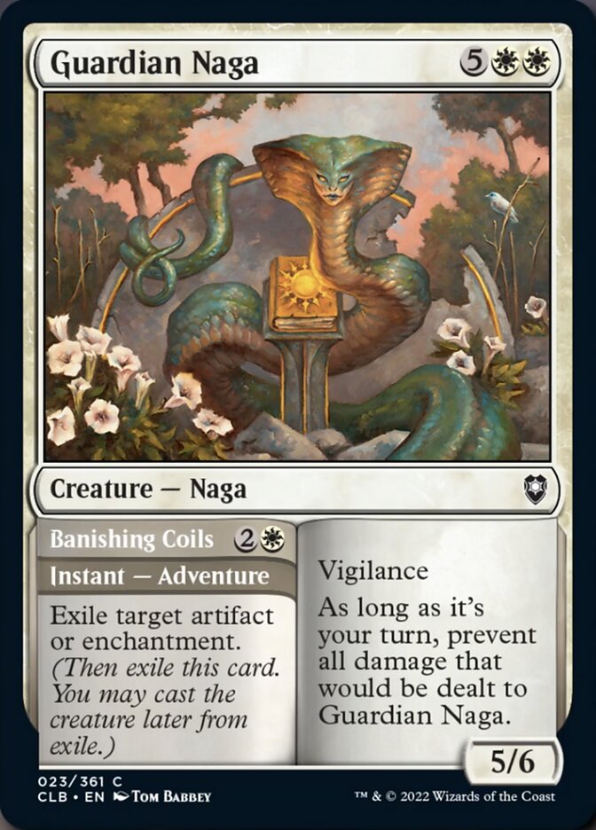 Guardian Naga // Banishing Coils [Commander Legends: Battle for Baldur's Gate] | Webway Games
