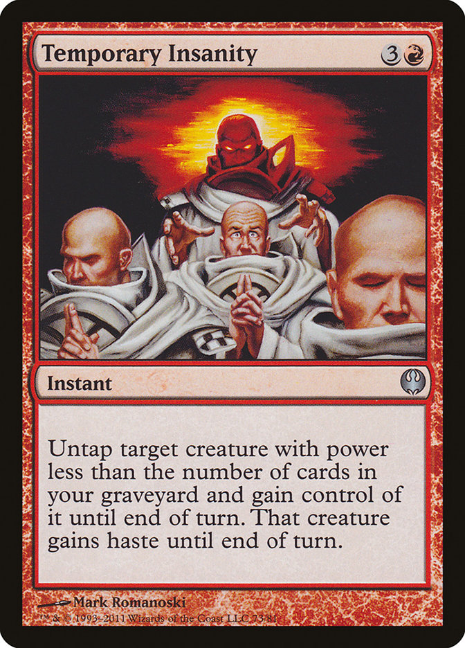 Temporary Insanity [Duel Decks: Knights vs. Dragons] | Webway Games