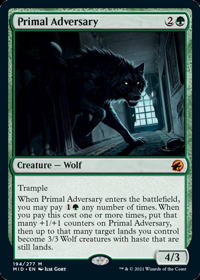 Primal Adversary [Innistrad: Midnight Hunt] | Webway Games