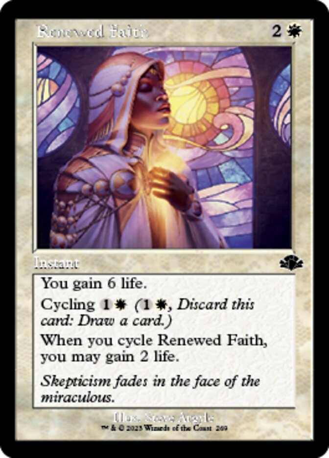 Renewed Faith (Retro) [Dominaria Remastered] | Webway Games