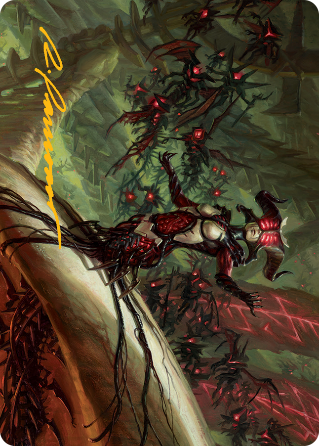 Sheoldred Art Card (Gold-Stamped Signature) [March of the Machine Art Series] | Webway Games