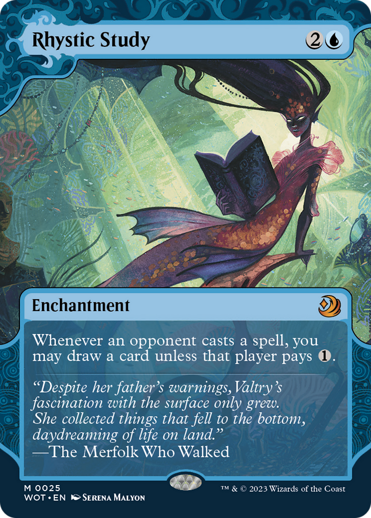 Rhystic Study [Wilds of Eldraine: Enchanting Tales] | Webway Games