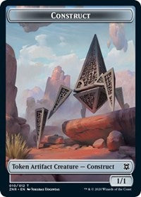 Construct // Drake Double-sided Token [Zendikar Rising Tokens] | Webway Games