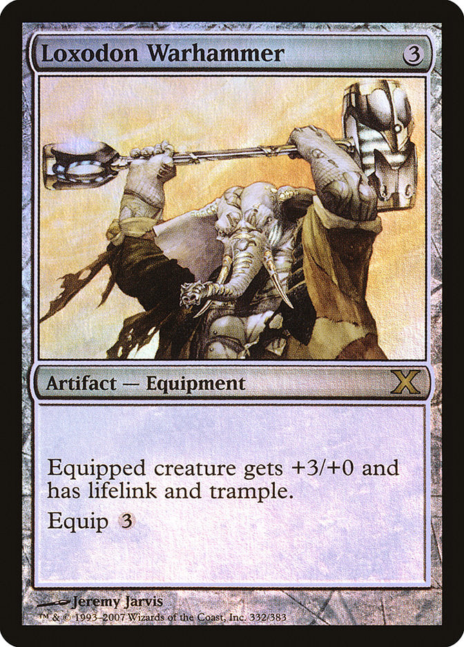 Loxodon Warhammer (Premium Foil) [Tenth Edition] | Webway Games