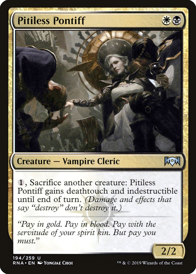 Pitiless Pontiff [Ravnica Allegiance] | Webway Games