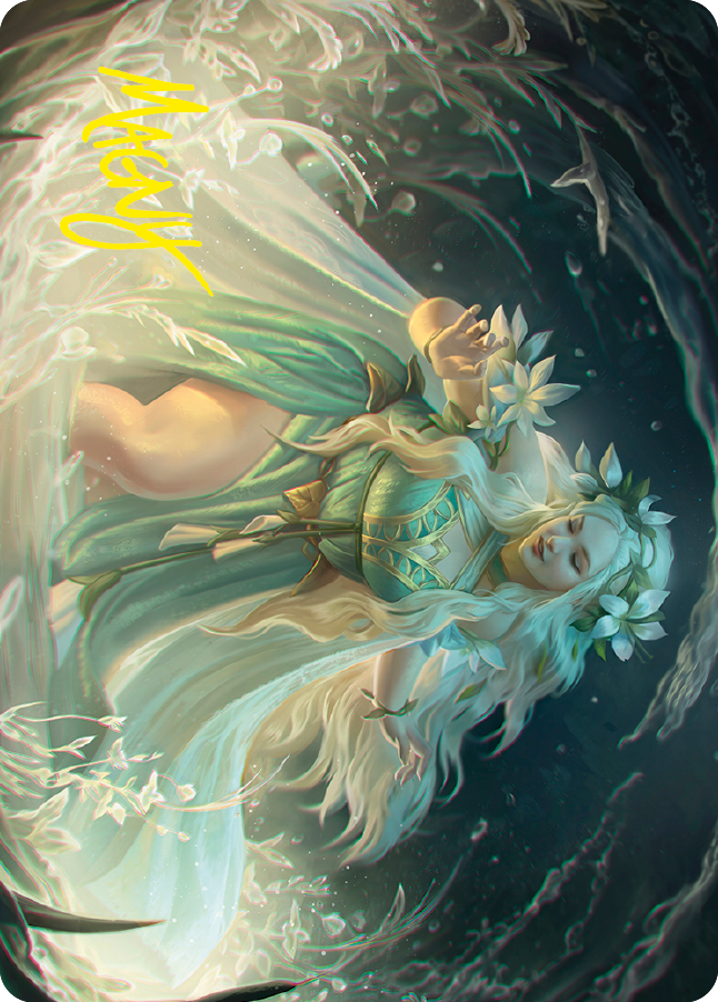 Goldberry, River-Daughter Art Card (Gold-Stamped Signature) [The Lord of the Rings: Tales of Middle-earth Art Series] | Webway Games