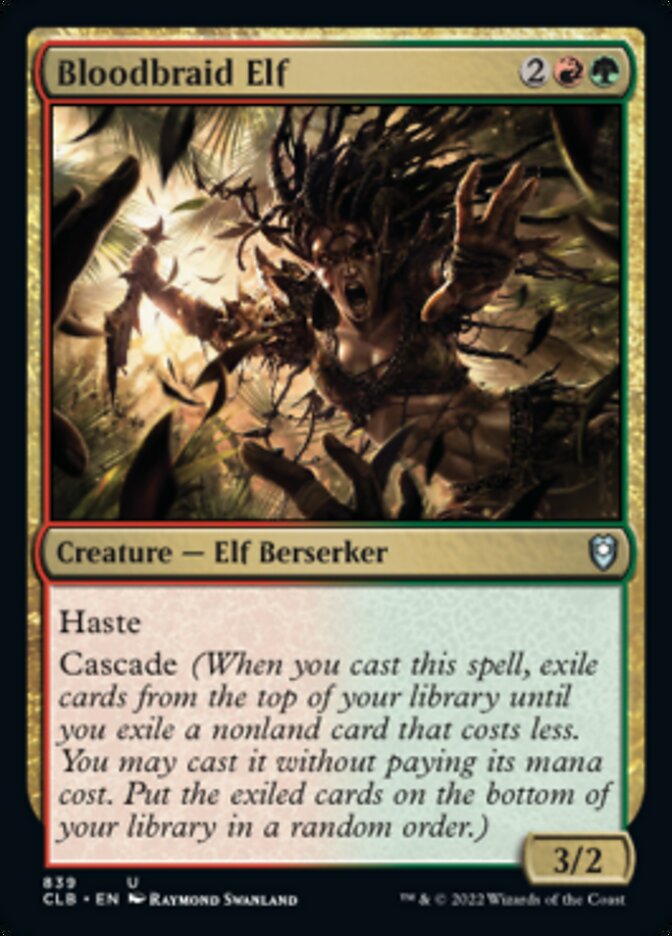 Bloodbraid Elf [Commander Legends: Battle for Baldur's Gate] | Webway Games