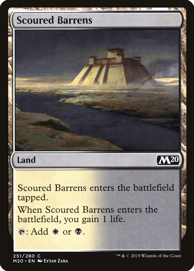 Scoured Barrens [Core Set 2020] | Webway Games