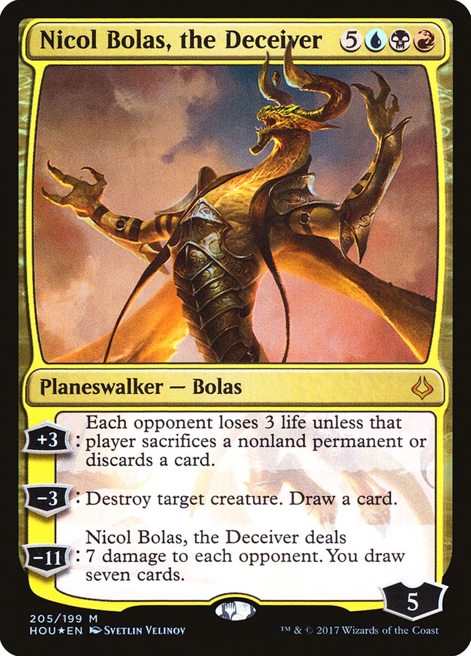 Nicol Bolas, the Deceiver [Hour of Devastation] | Webway Games
