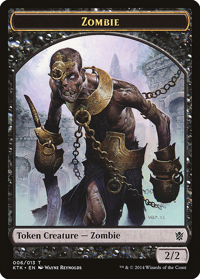 Zombie [Khans of Tarkir Tokens] | Webway Games