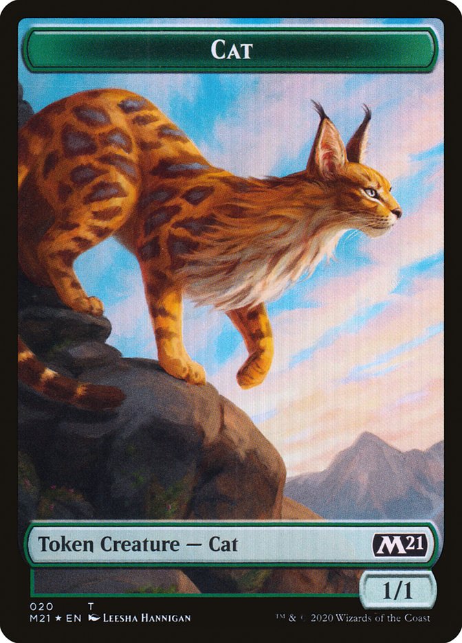 Beast // Cat (020) Double-sided Token [Core Set 2021 Tokens] | Webway Games