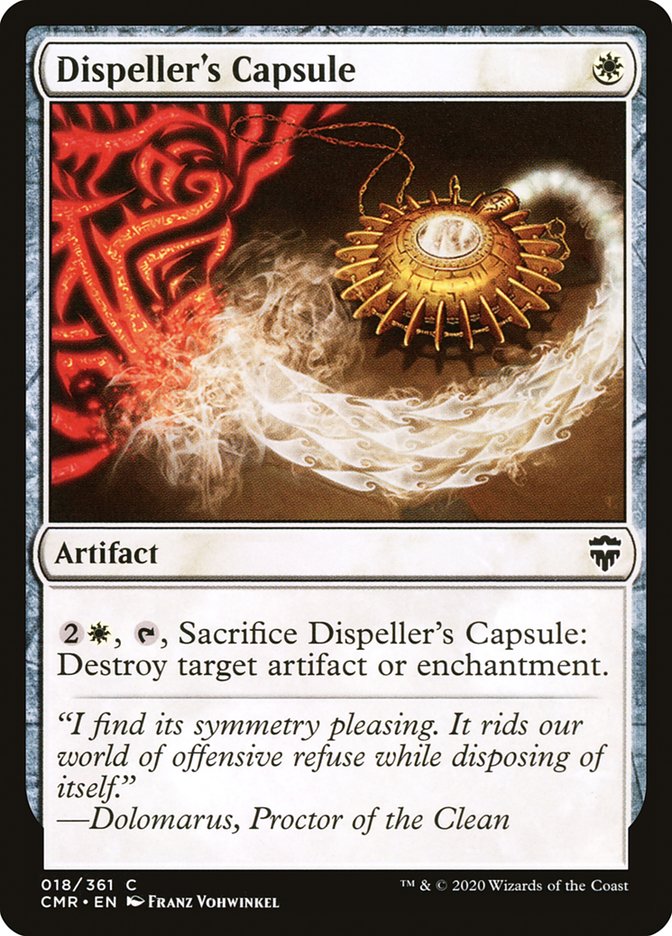 Dispeller's Capsule [Commander Legends] | Webway Games