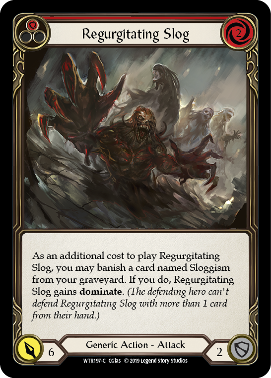 Regurgitating Slog (Red) [WTR197-C] Alpha Print Rainbow Foil | Webway Games