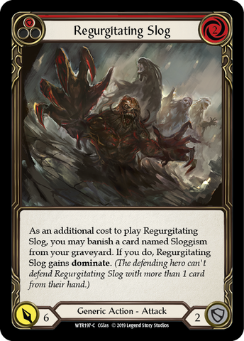 Regurgitating Slog (Red) [WTR197-C] Alpha Print Rainbow Foil