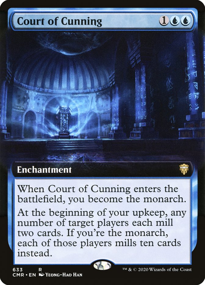 Court of Cunning (Extended Art) [Commander Legends] | Webway Games