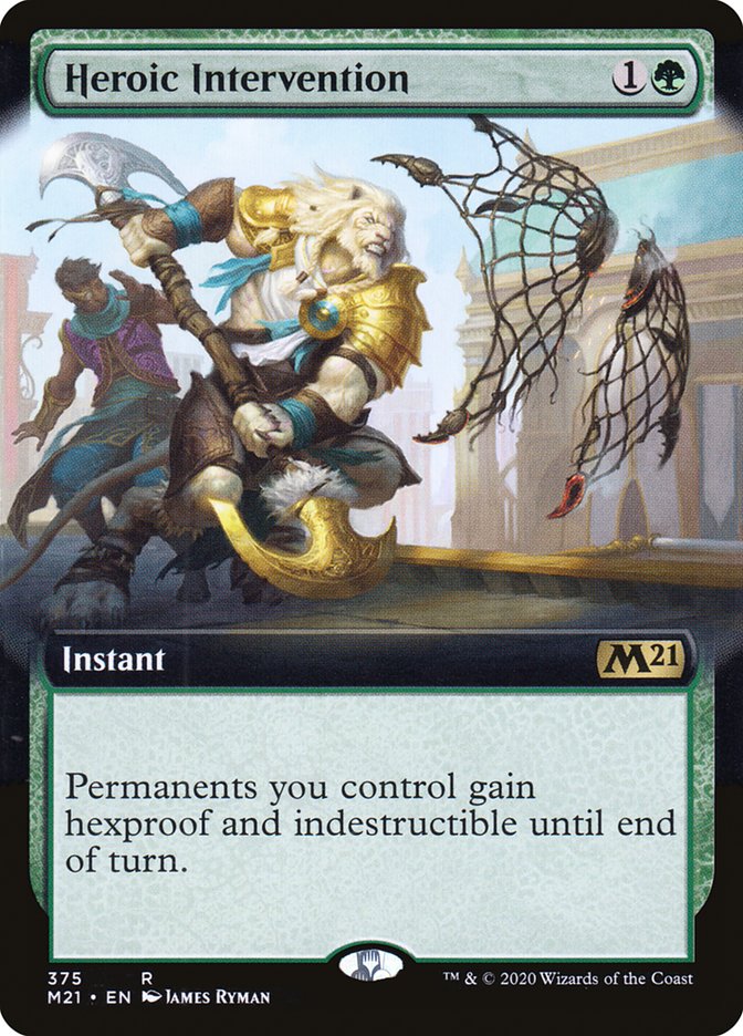Heroic Intervention (Extended Art) [Core Set 2021] | Webway Games
