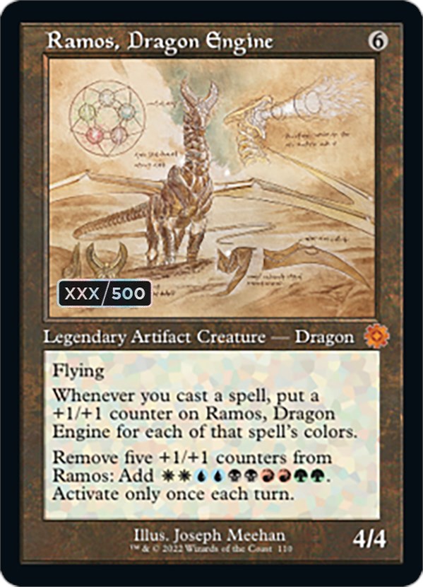 Ramos, Dragon Engine (Retro Schematic) (Serial Numbered) [The Brothers' War Retro Artifacts] | Webway Games