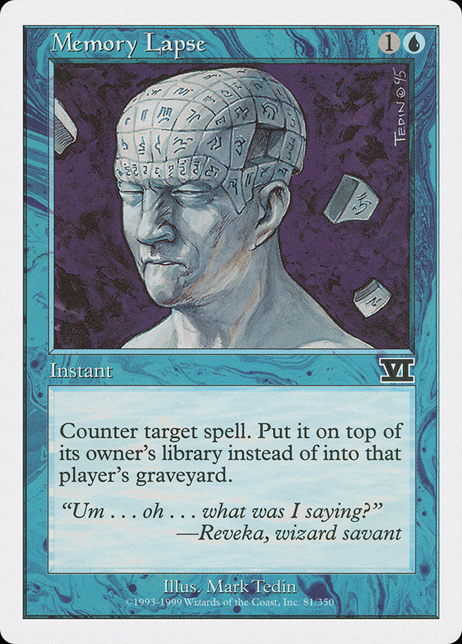Memory Lapse [Classic Sixth Edition] | Webway Games