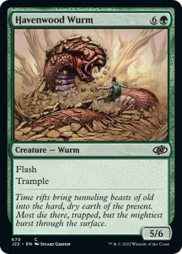 Havenwood Wurm [Jumpstart 2022] | Webway Games