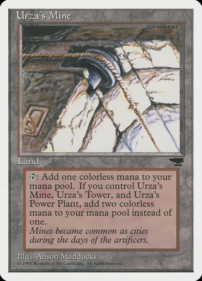 Urza's Mine (Pulley Embedded in Stone) [Chronicles] | Webway Games