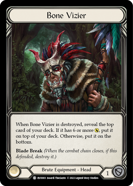 Bone Vizier [RVD003] (Classic Battles: Rhinar vs Dorinthea)  Rainbow Foil | Webway Games