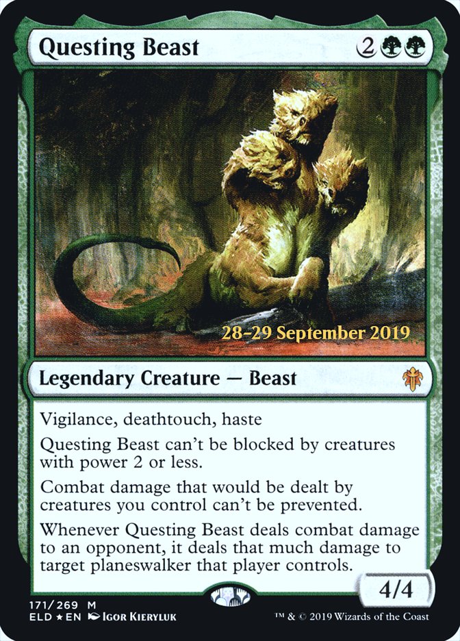 Questing Beast  [Throne of Eldraine Prerelease Promos] | Webway Games