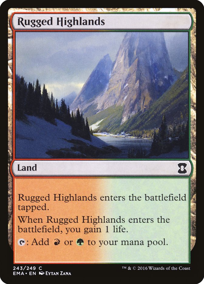 Rugged Highlands [Eternal Masters] | Webway Games