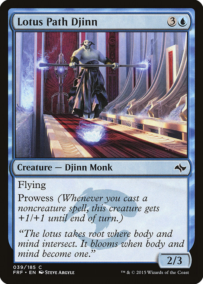 Lotus Path Djinn [Fate Reforged] | Webway Games