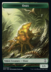 Ooze (025) // Treasure (015) Double-sided Token [Streets of New Capenna Commander Tokens] | Webway Games