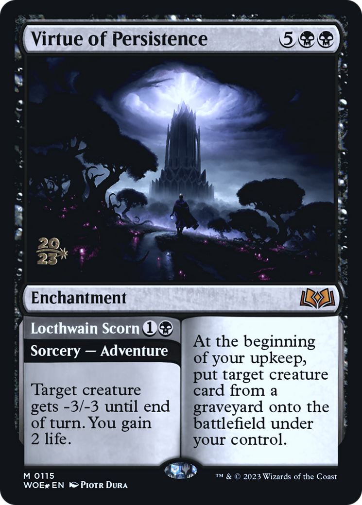 Virtue of Persistence // Locthwain Scorn [Wilds of Eldraine Prerelease Promos] | Webway Games