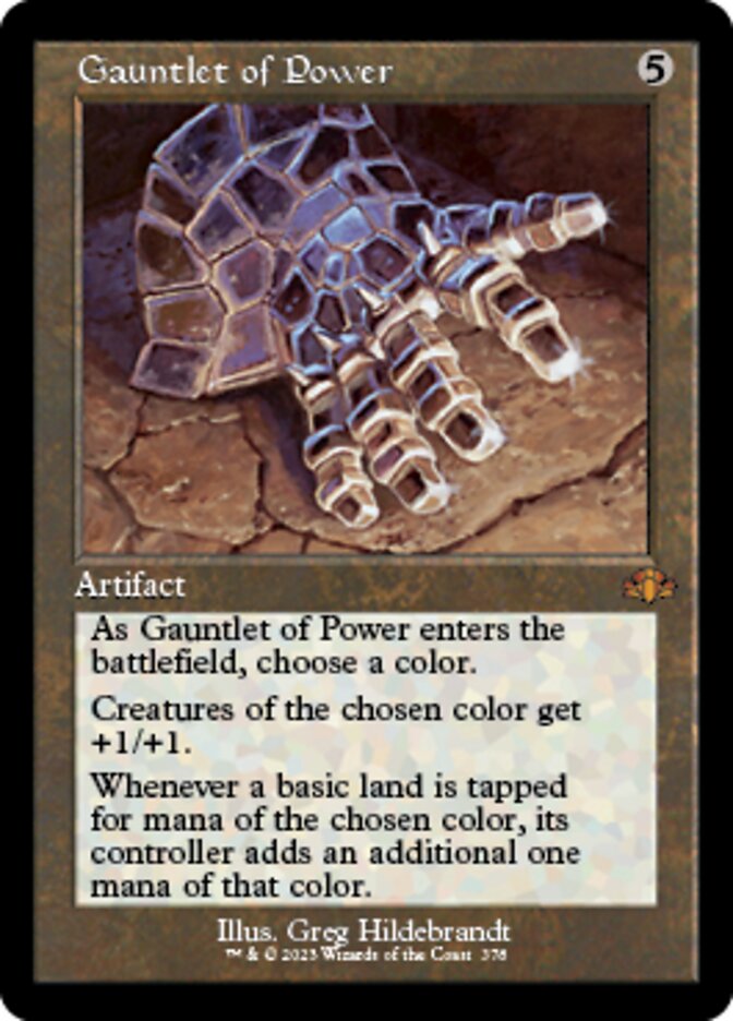 Gauntlet of Power (Retro) [Dominaria Remastered] | Webway Games
