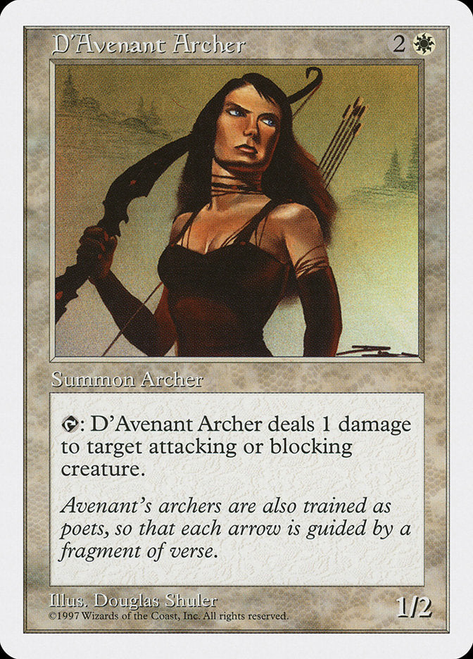 D'Avenant Archer [Fifth Edition] | Webway Games