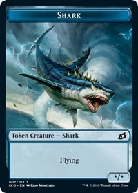 Shark // Human Soldier (003) Double-sided Token [Ikoria: Lair of Behemoths Tokens] | Webway Games