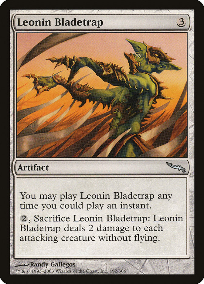 Leonin Bladetrap [Mirrodin] | Webway Games
