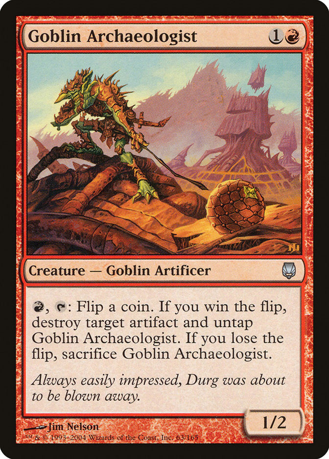 Goblin Archaeologist [Darksteel] | Webway Games