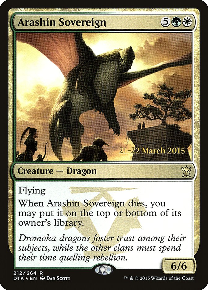 Arashin Sovereign  (Prerelease) [Dragons of Tarkir Prerelease Promos] | Webway Games