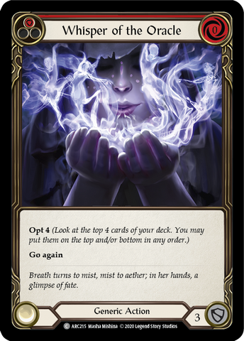 Whisper of the Oracle (Red) [ARC215] Unlimited Rainbow Foil